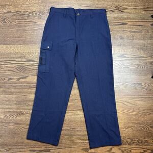 Workrite FR Nomex Cargo Pants Mens 36x30 Blue Flame Resistant Workwear 2112